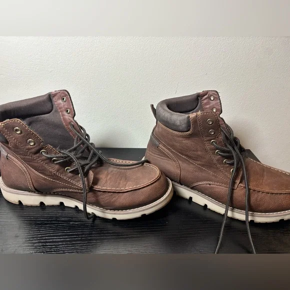 Dockers Men's Dark Brown Wedge Boots - Picture 3 of 5